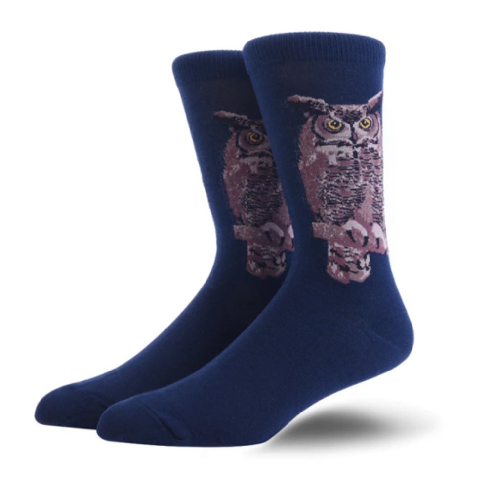 Owl Blue Unisex Socks